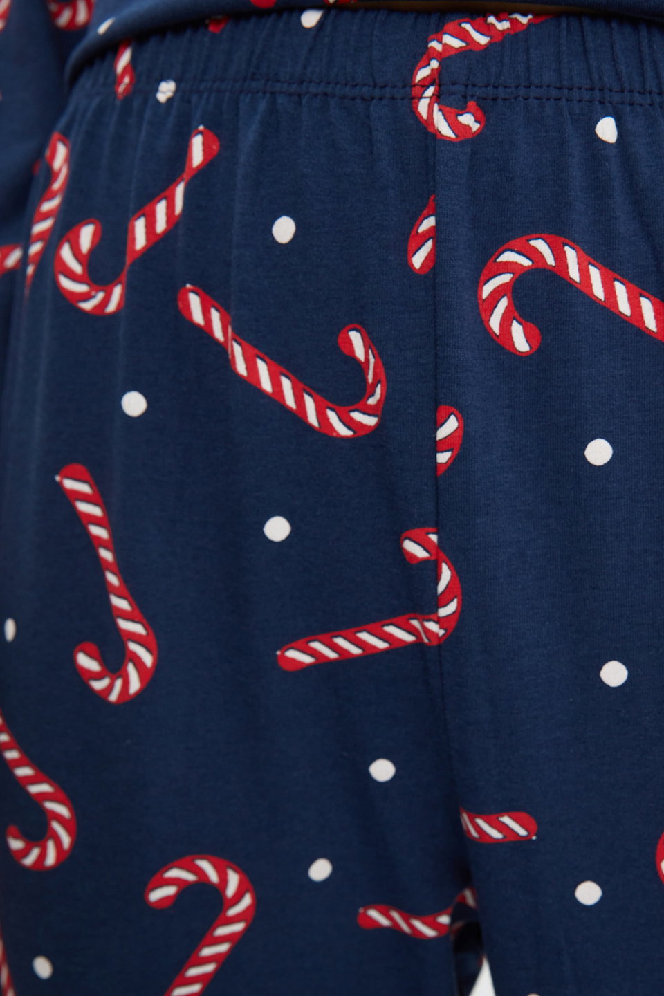 100% Cotton Christmas Themed Knitted Pajama Set THMAW21PT0771