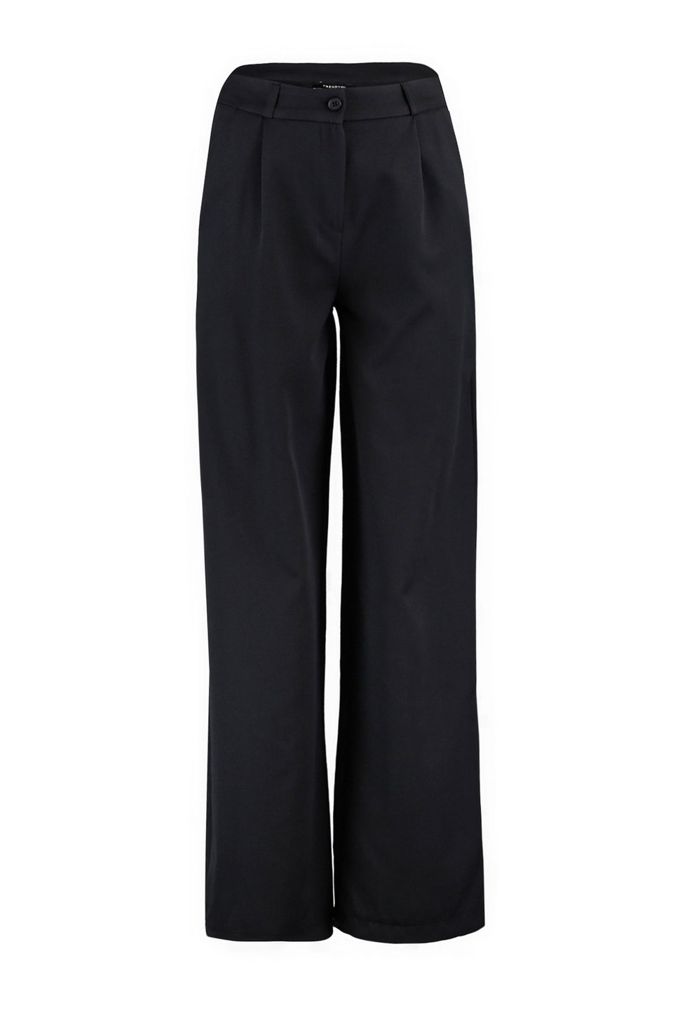 High Waist Wide Leg Pleated Woven Fabric Trousers TWOAW21PL0076