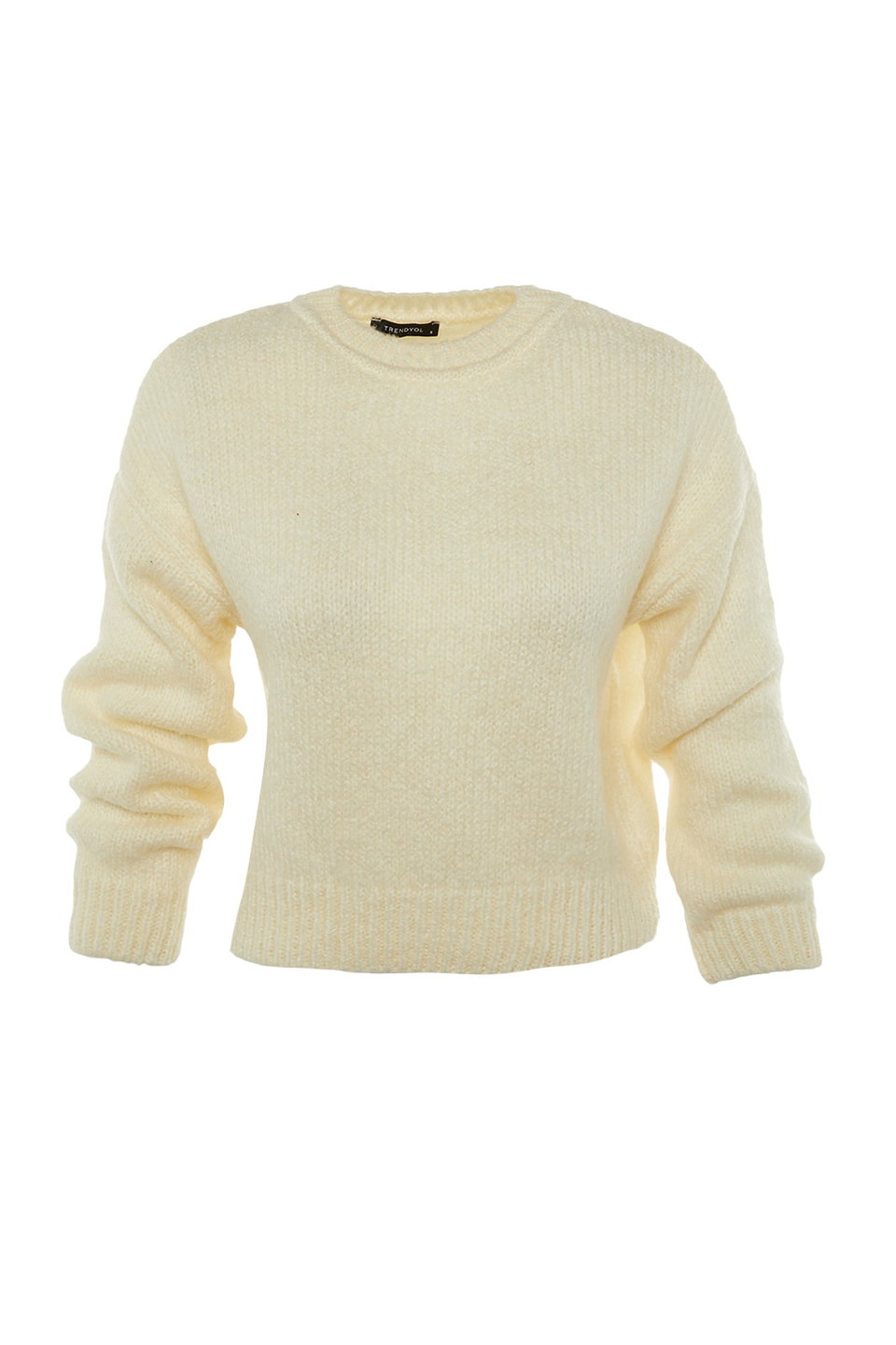 Wide Fit Soft Textured Basic Knitwear Sweater TWOAW23KZ00185