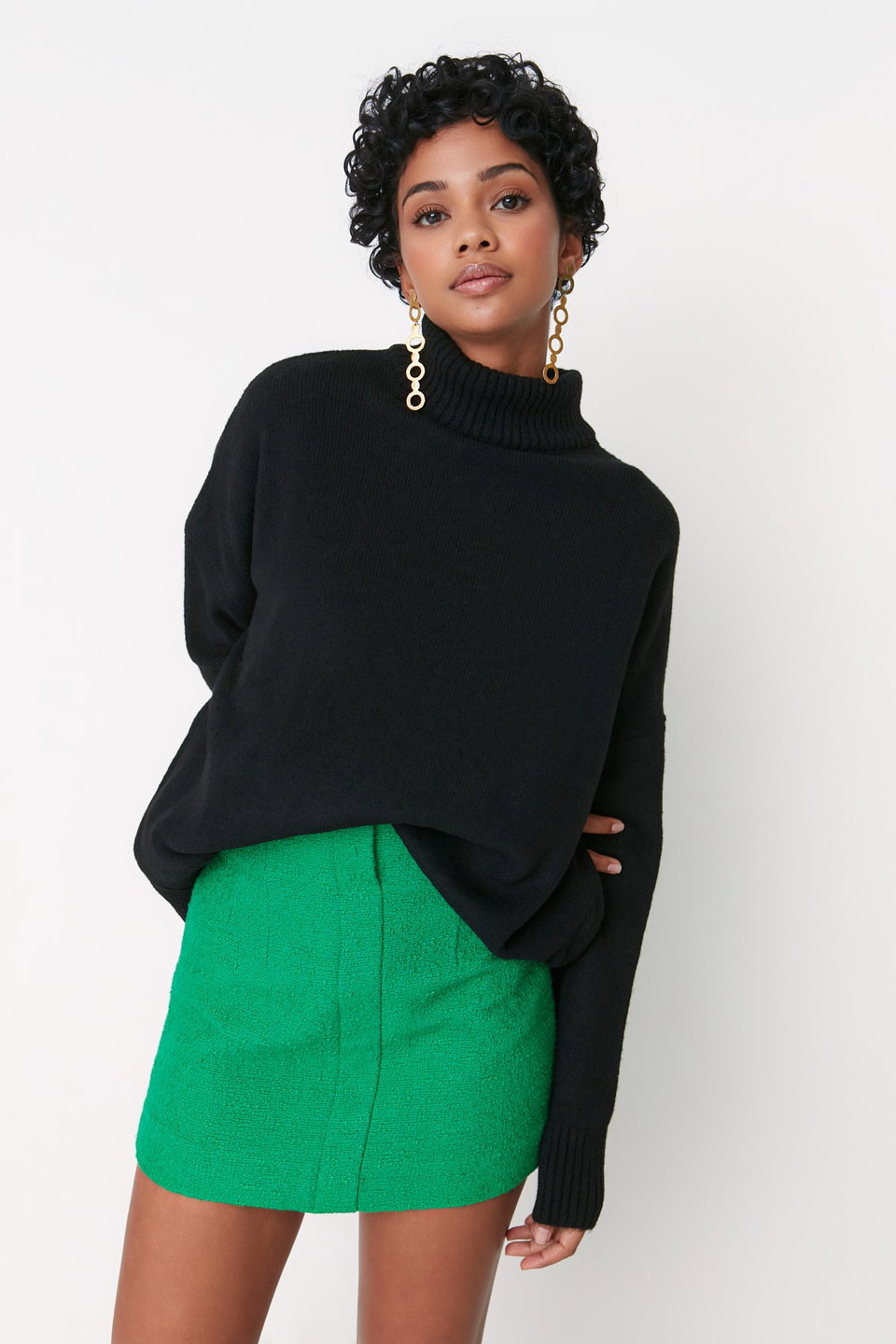Wide Pattern Soft Texture Knitwear Sweater TWOAW23KZ00469