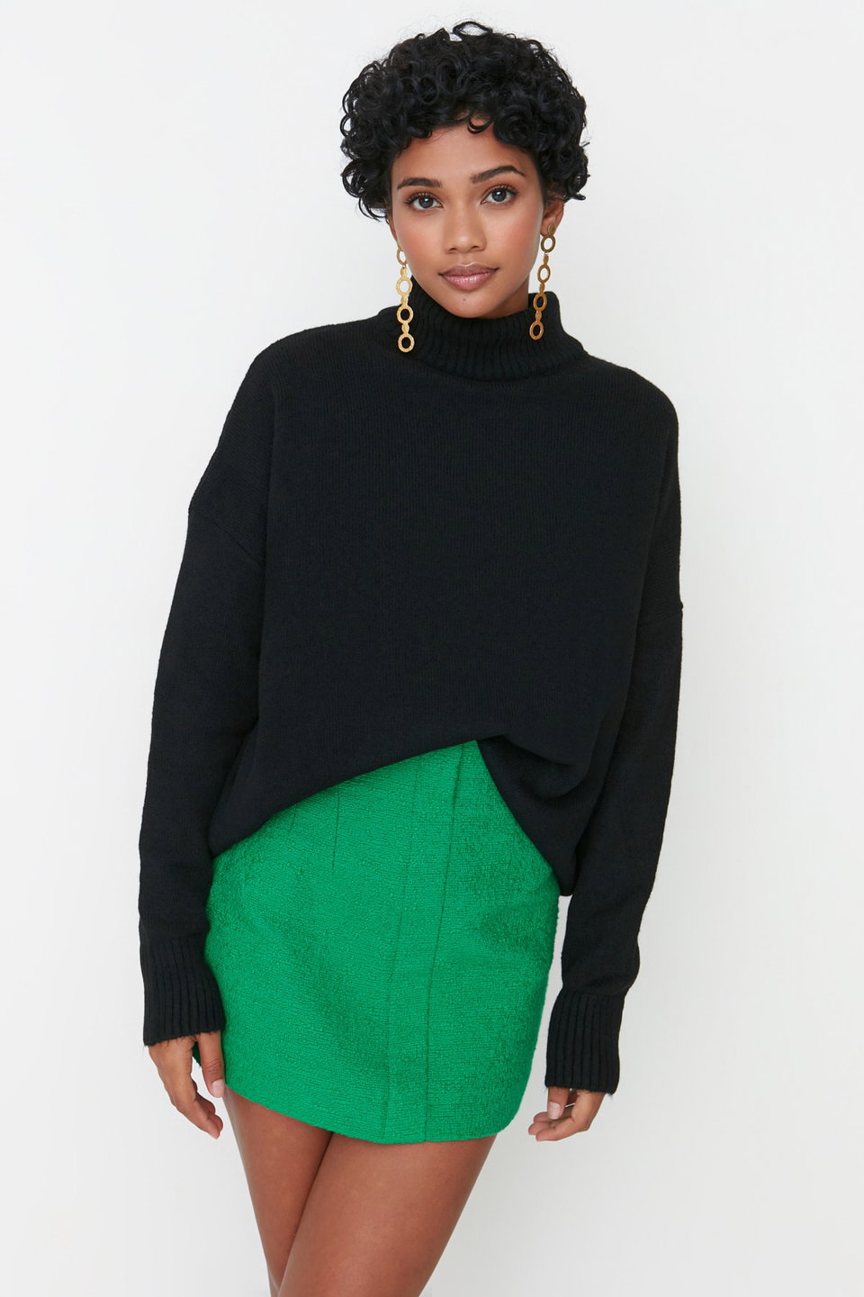 Wide Pattern Soft Texture Knitwear Sweater TWOAW23KZ00469