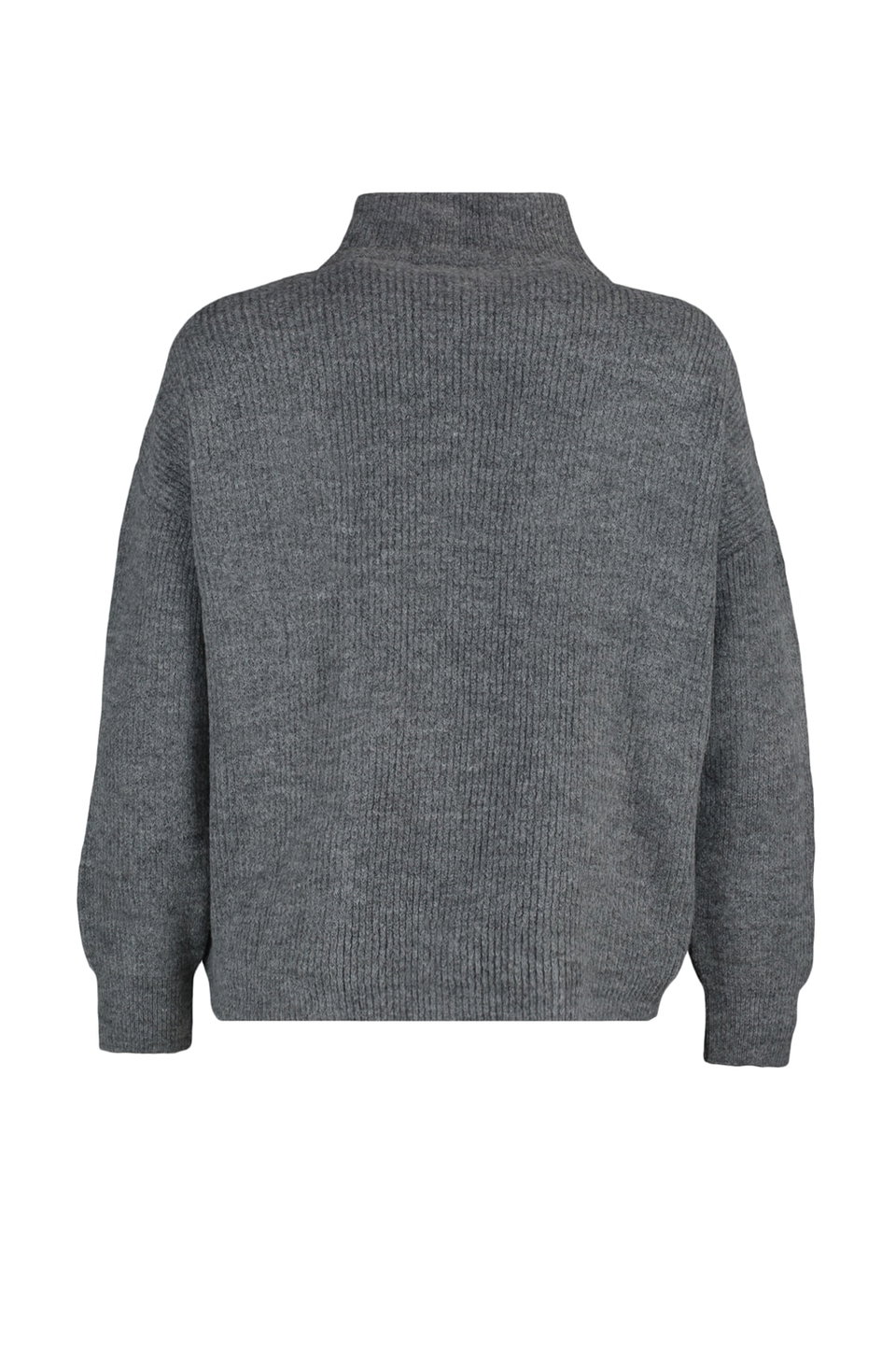 Soft Textured Zippered Knitwear Sweater TWOAW20XS0009
