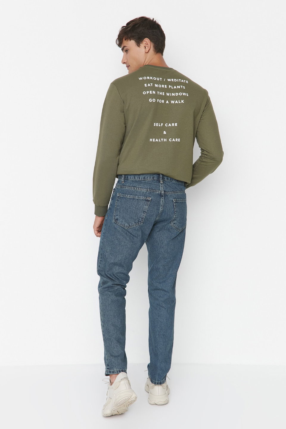 Antique Look 100% Cotton Relax Fit Boyfriend Jeans TMNAW23JE00043