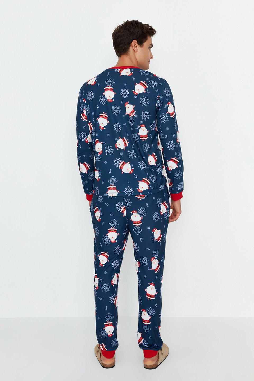 Regular Fit Knitted Pajama Set Family Combination TMNAW23PT00064