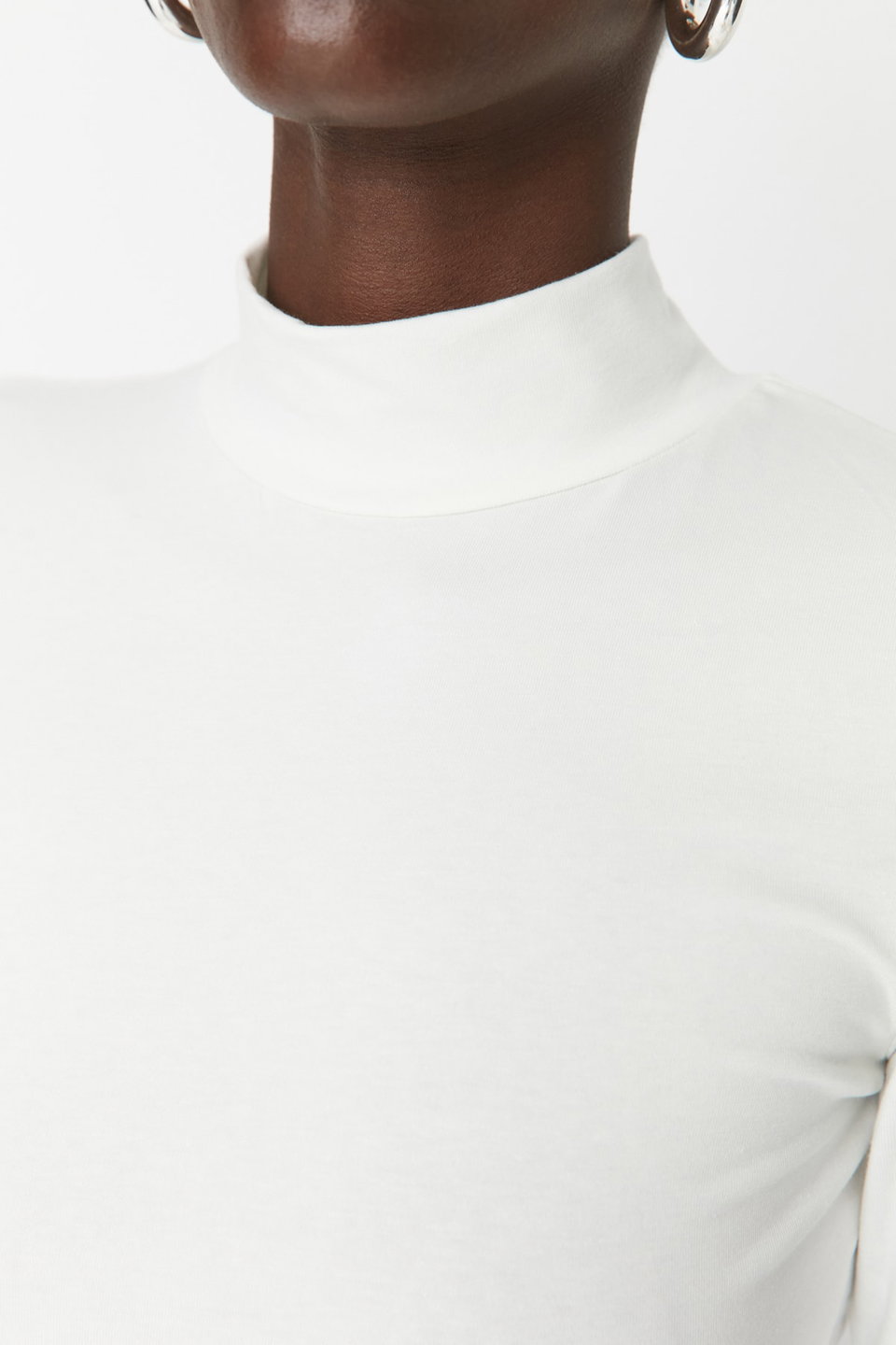 Turtleneck Snap Knitted Bodysuit TWOAW21BD0008