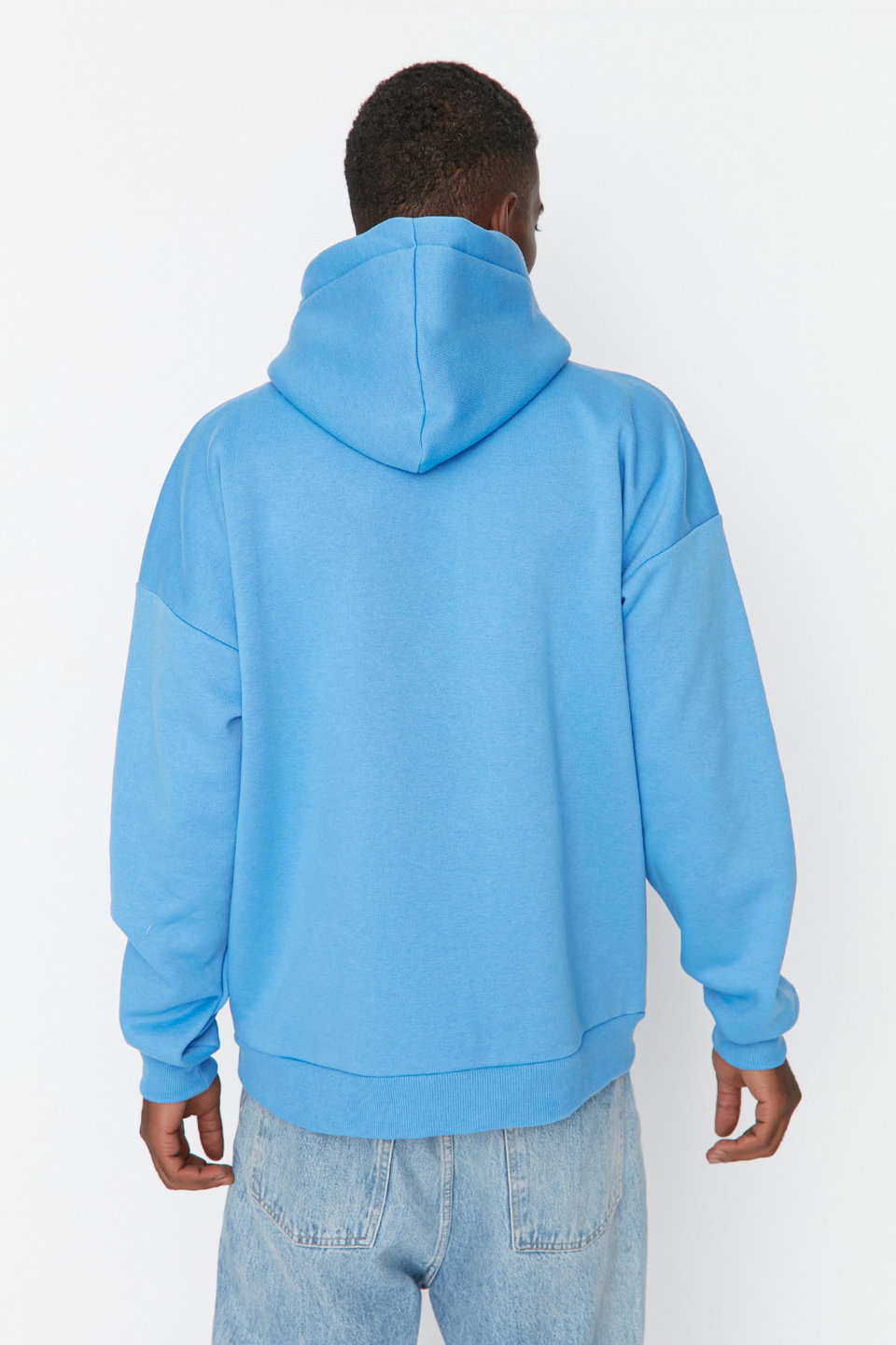 Basic Oversize/Wide Cut Hooded Fleece/Warm Sweatshirt TMNAW21SW2005