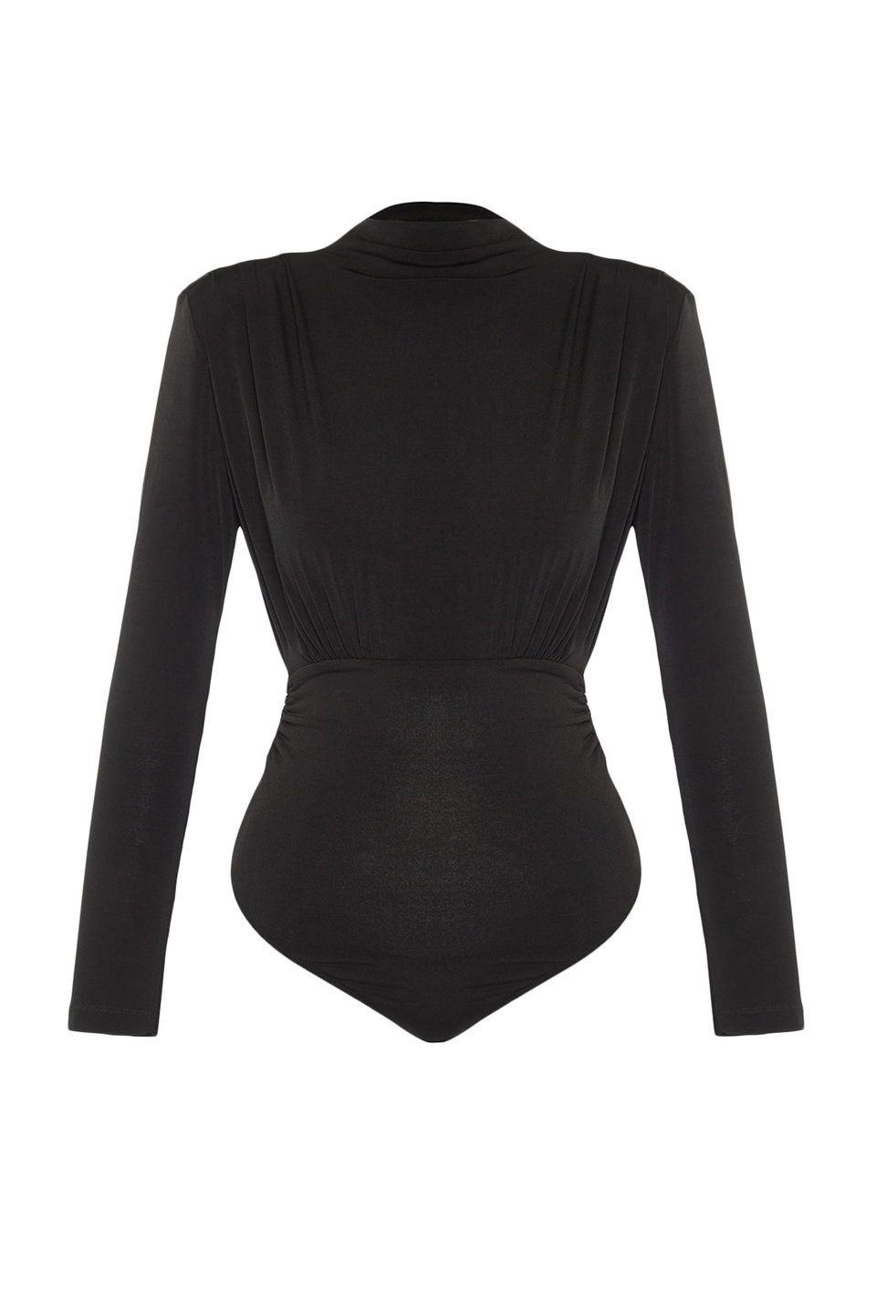 Draped Snap Knit Bodysuit TPRAW23BD00048