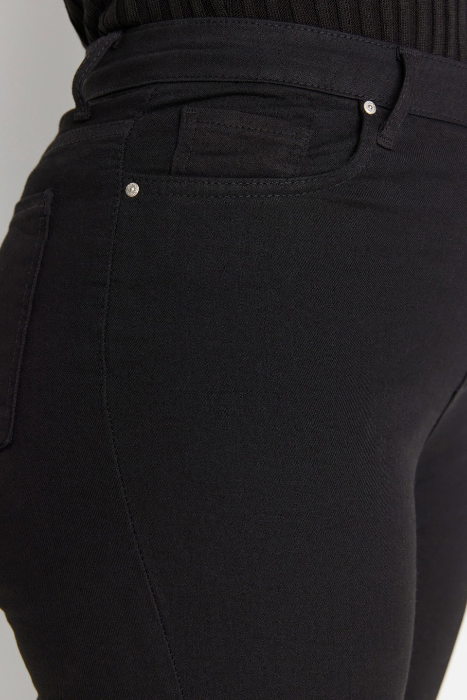 Non-Fading High Waist Stretchy Plus Size Skinny Jeans Tbbaw23Cj00061