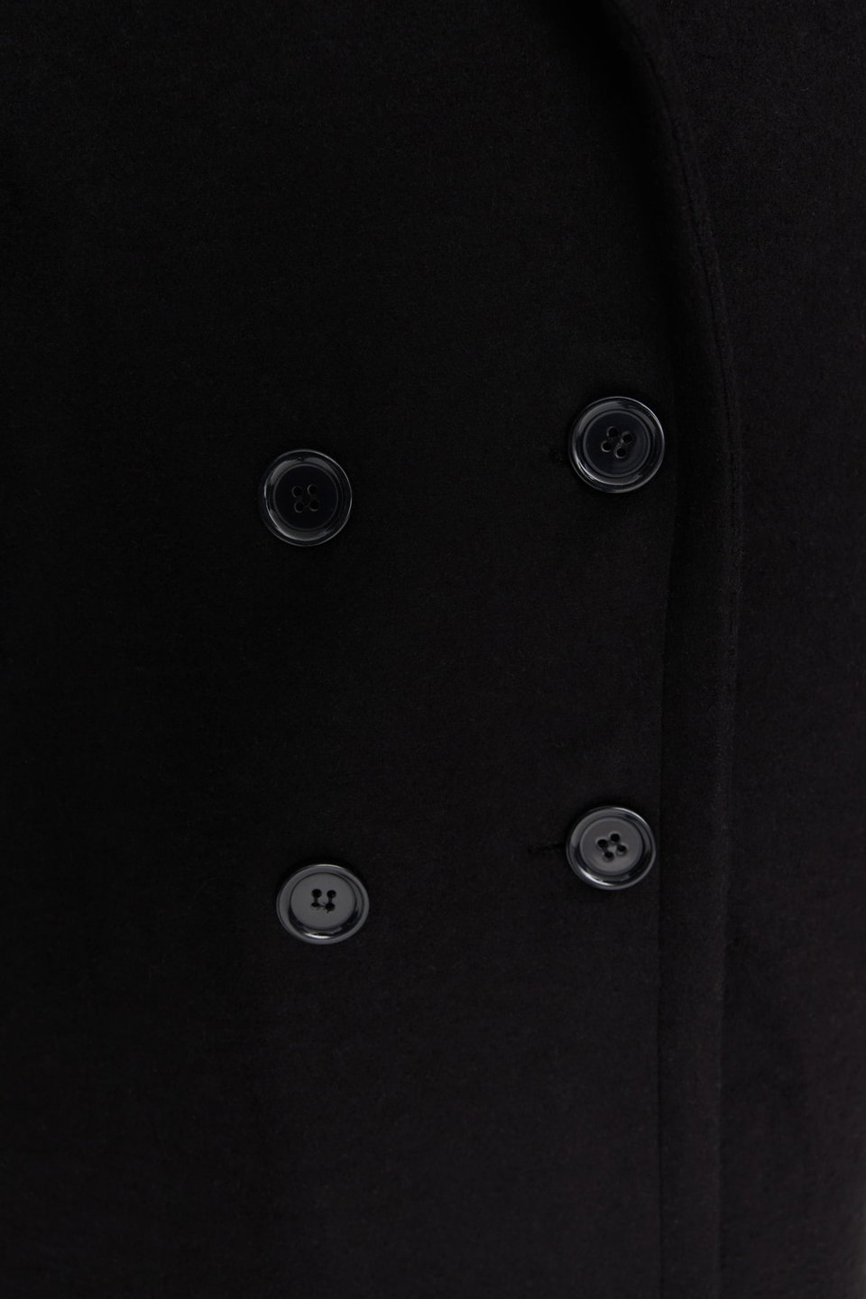 Oversize Wide Cut Long Wool Cachet Coat TWOAW21KB0038