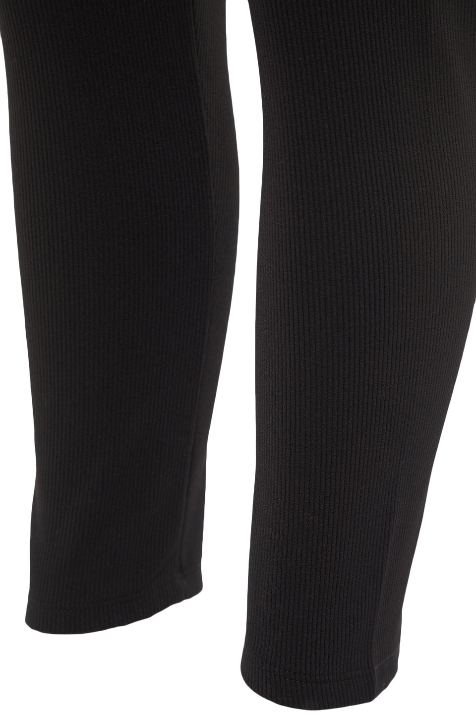 High Waist Polar Fleece Ribbed Knit Plus Size Leggings TBBAW23BV00017