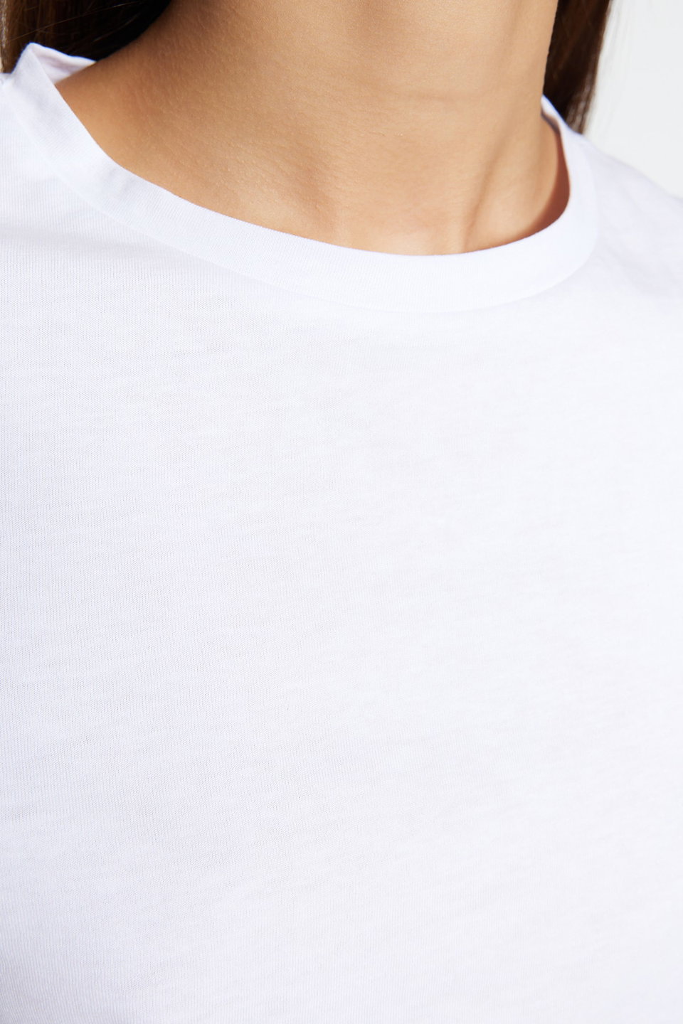 100% Cotton Basic Crew Neck Knitted T-Shirt TWOSS23TS00000