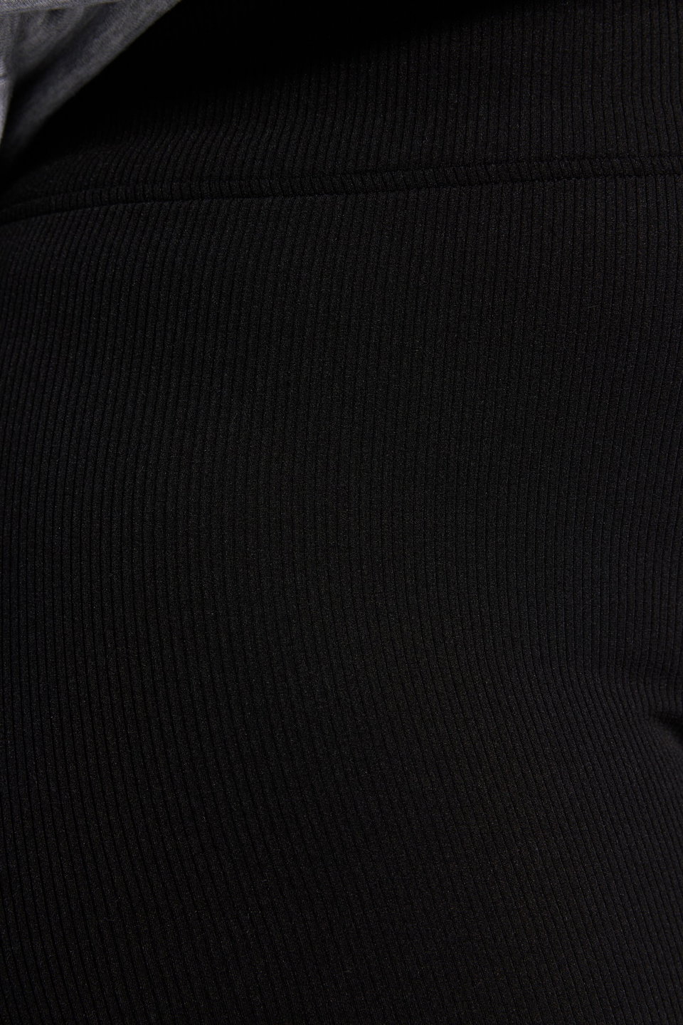 High Waist Polar Fleece Ribbed Knit Plus Size Leggings TBBAW23BV00017