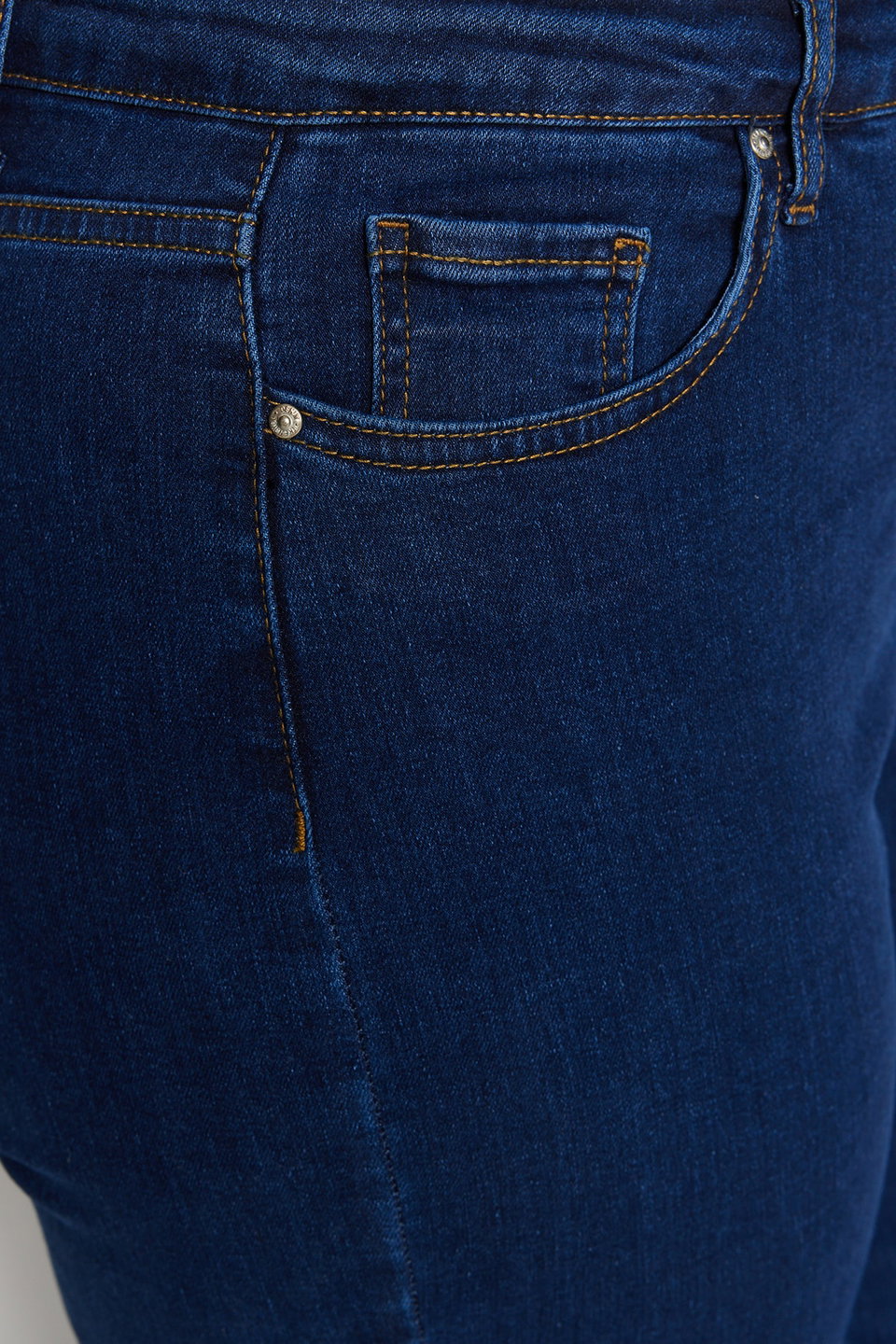 High Waist Stretch Fabric Spanish Leg Flare Fit Plus Size Jeans Tbbaw23Je00001