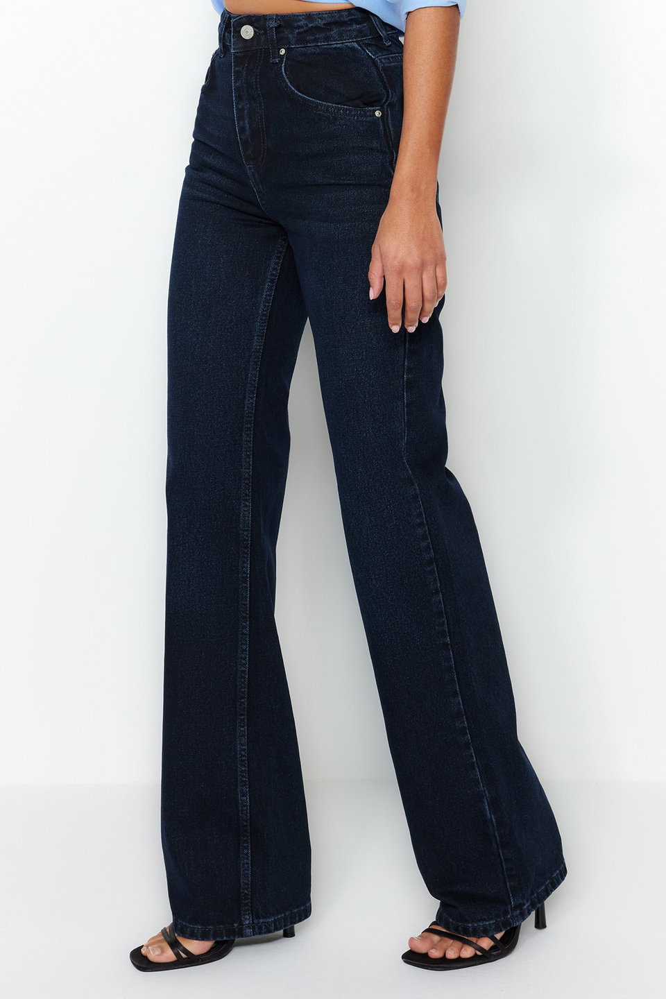 Midnight High Waist Wide Leg Jeans TWOSS23JE00083