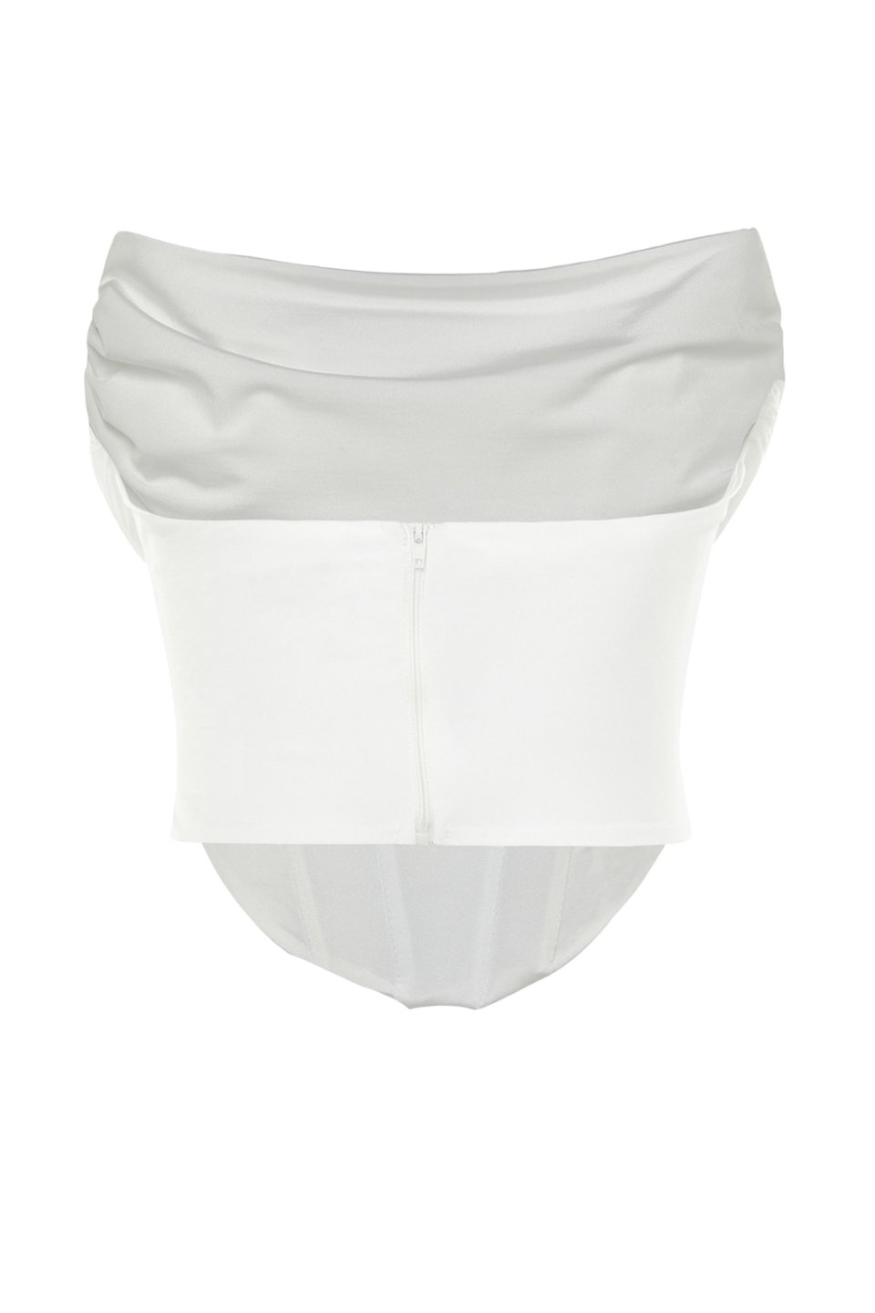 Underwire Detailed Knitted Satin Bustier TPRSS23BS00006