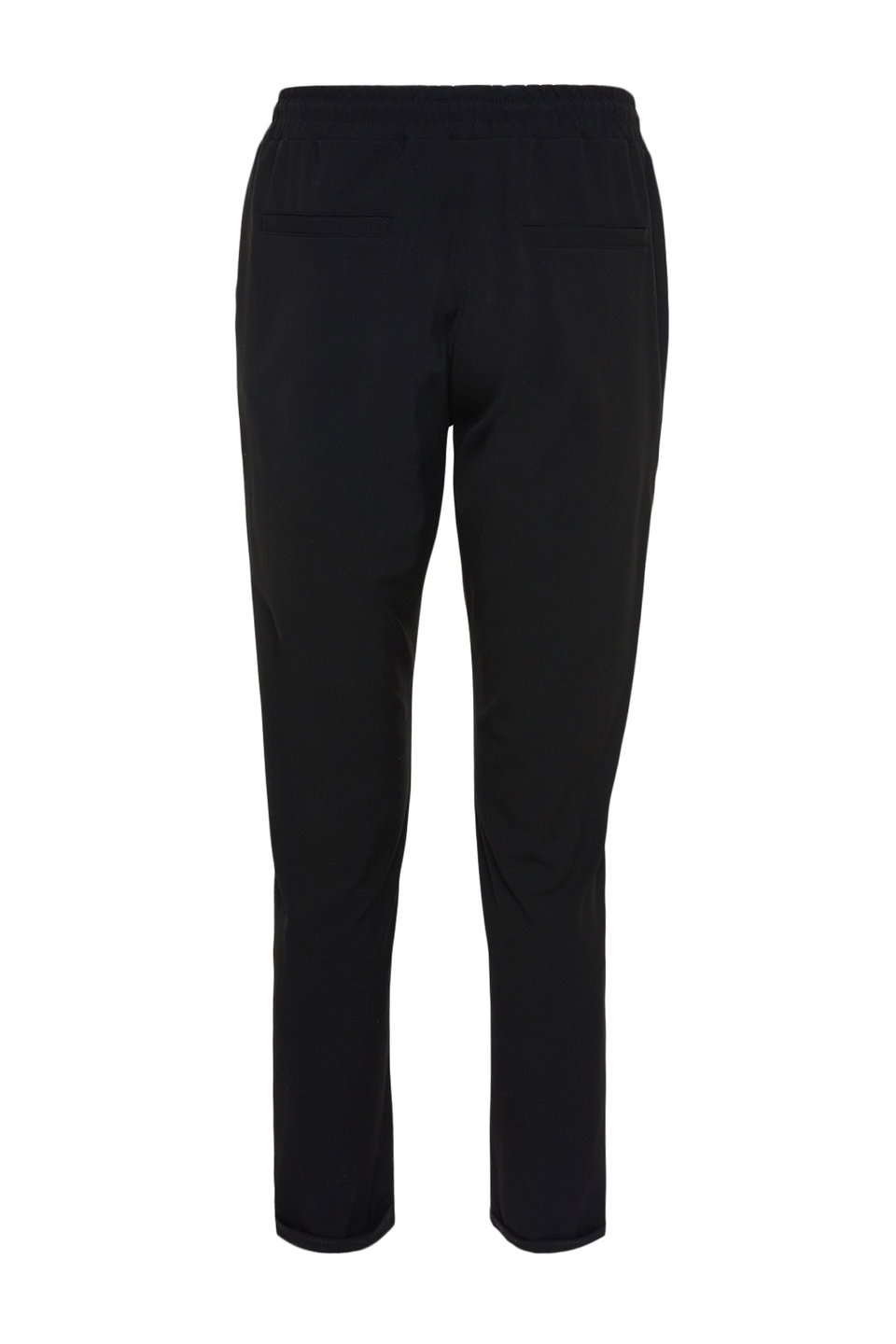 Elastic Waist Slim Fit Double Leg Fabric Trousers TMNAW21PL0107