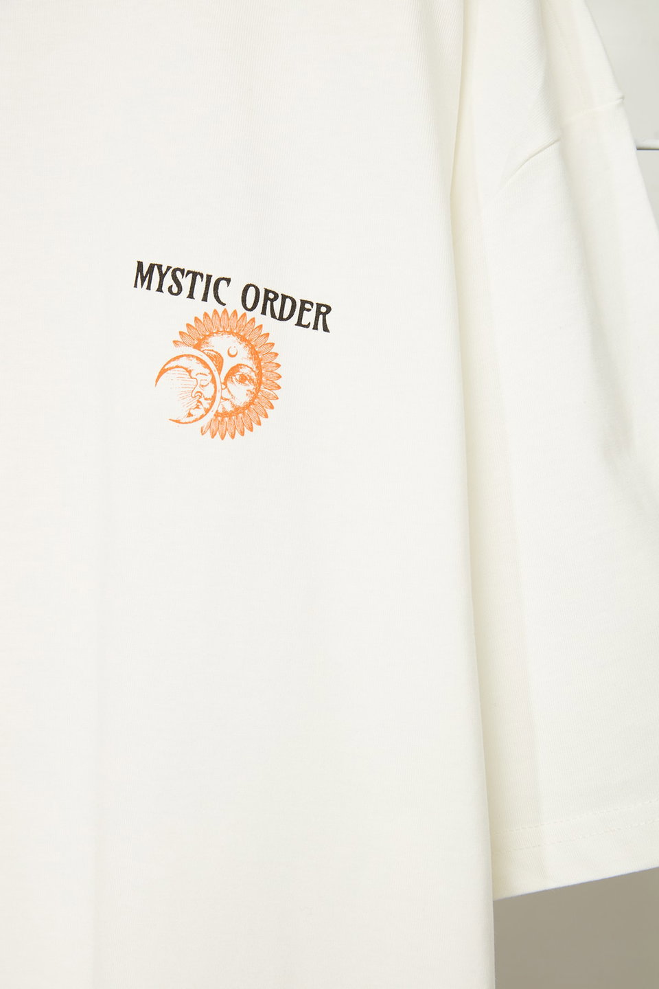 Oversize/Wide Cut Short Sleeve Mystic Printed 100% Cotton T-Shirt TMNSS23TS00165