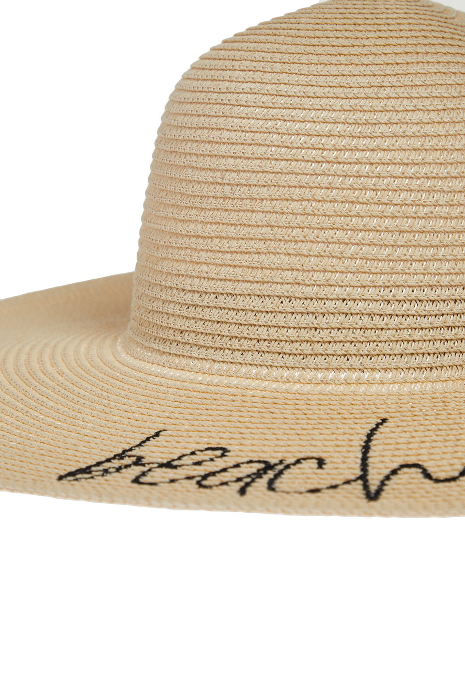 Slogan Detailed Straw Women's Hat TWOSS23SP00014
