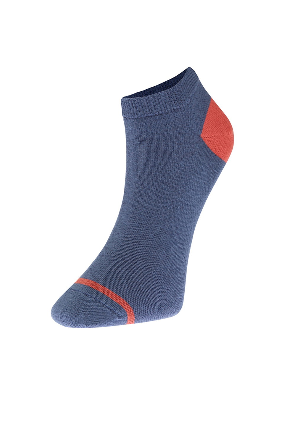 Multicolored 5 Pack Cotton Color Paneled Booties-Short-Ankle Socks TMNSS23CO00004