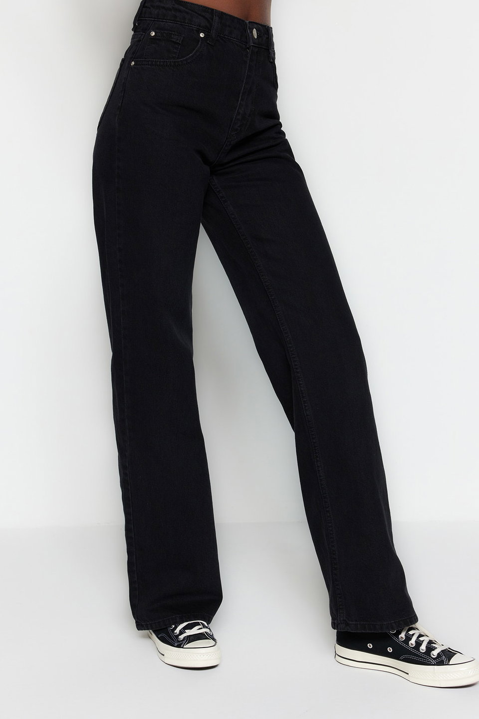 High Waist Wide Leg Jeans Twoss23Je00068