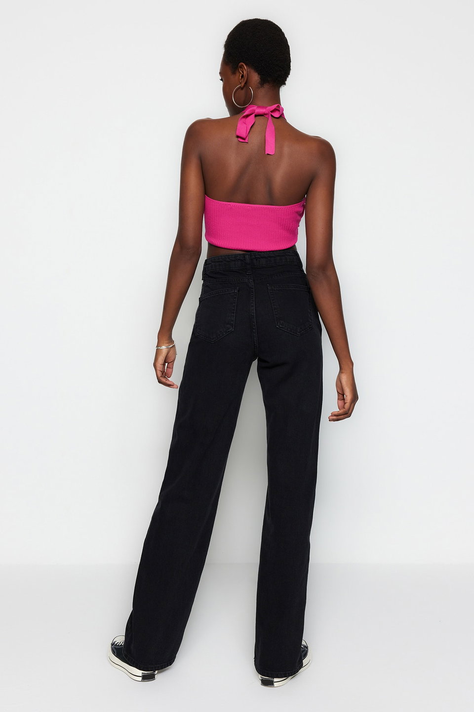 High Waist Wide Leg Jeans Twoss23Je00068