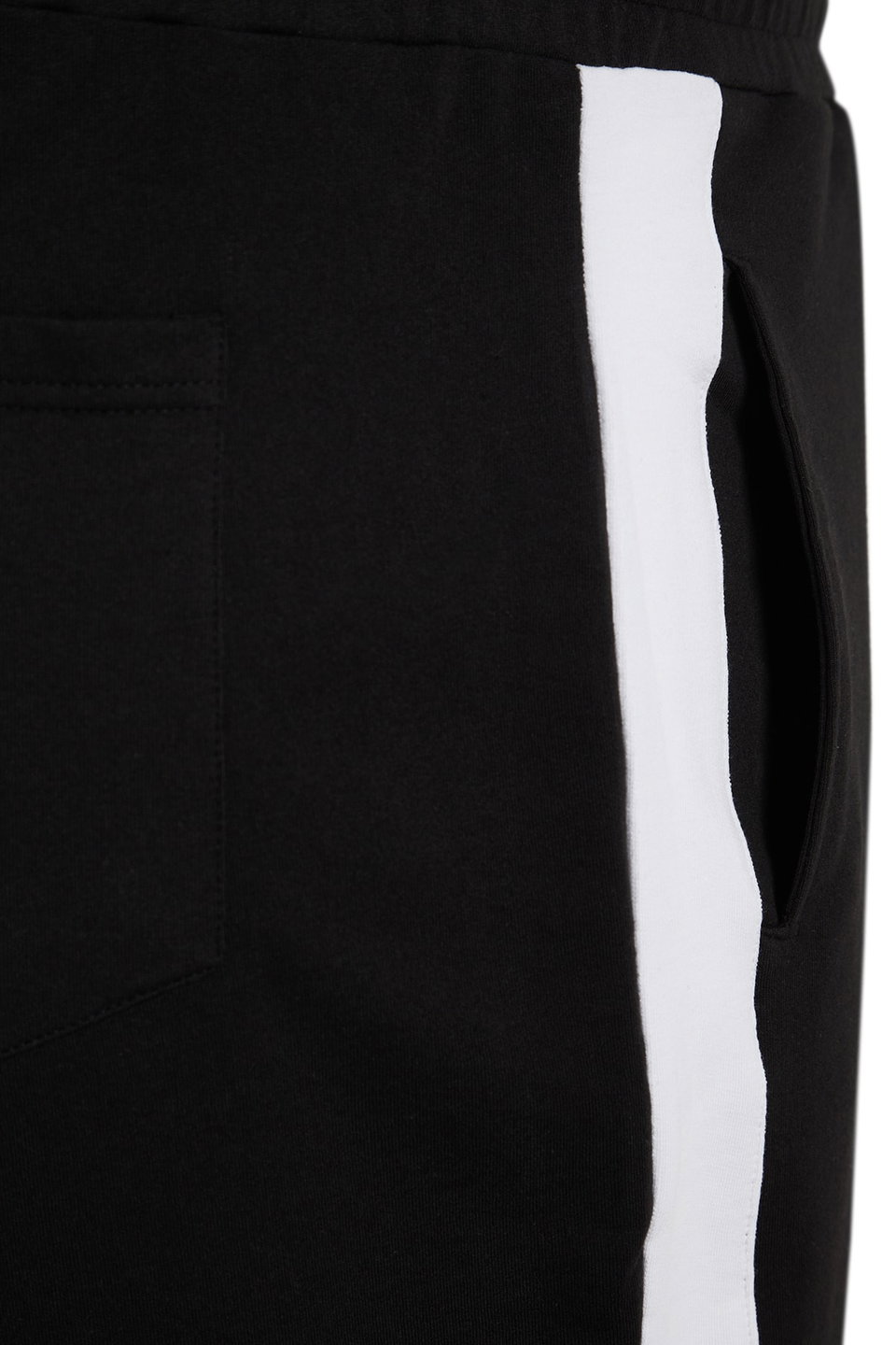 Plus Size Regular Cut Medium Length Elastic Waist Colored Paneled Shorts TMNSS23SR00046