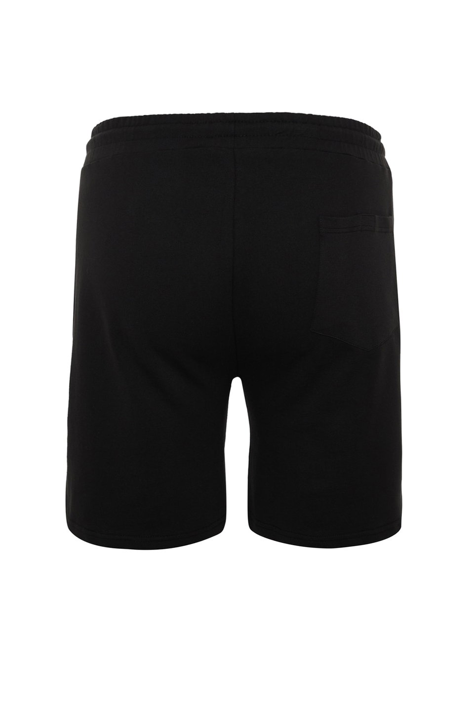 Plus Size Regular Cut Medium Length Elastic Waist Colored Paneled Shorts TMNSS23SR00046