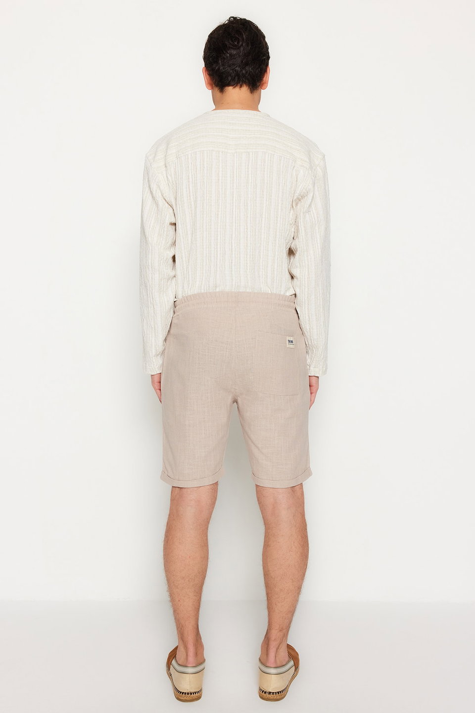 Regular Fit Linen Look Shorts TMNSS23SR00030