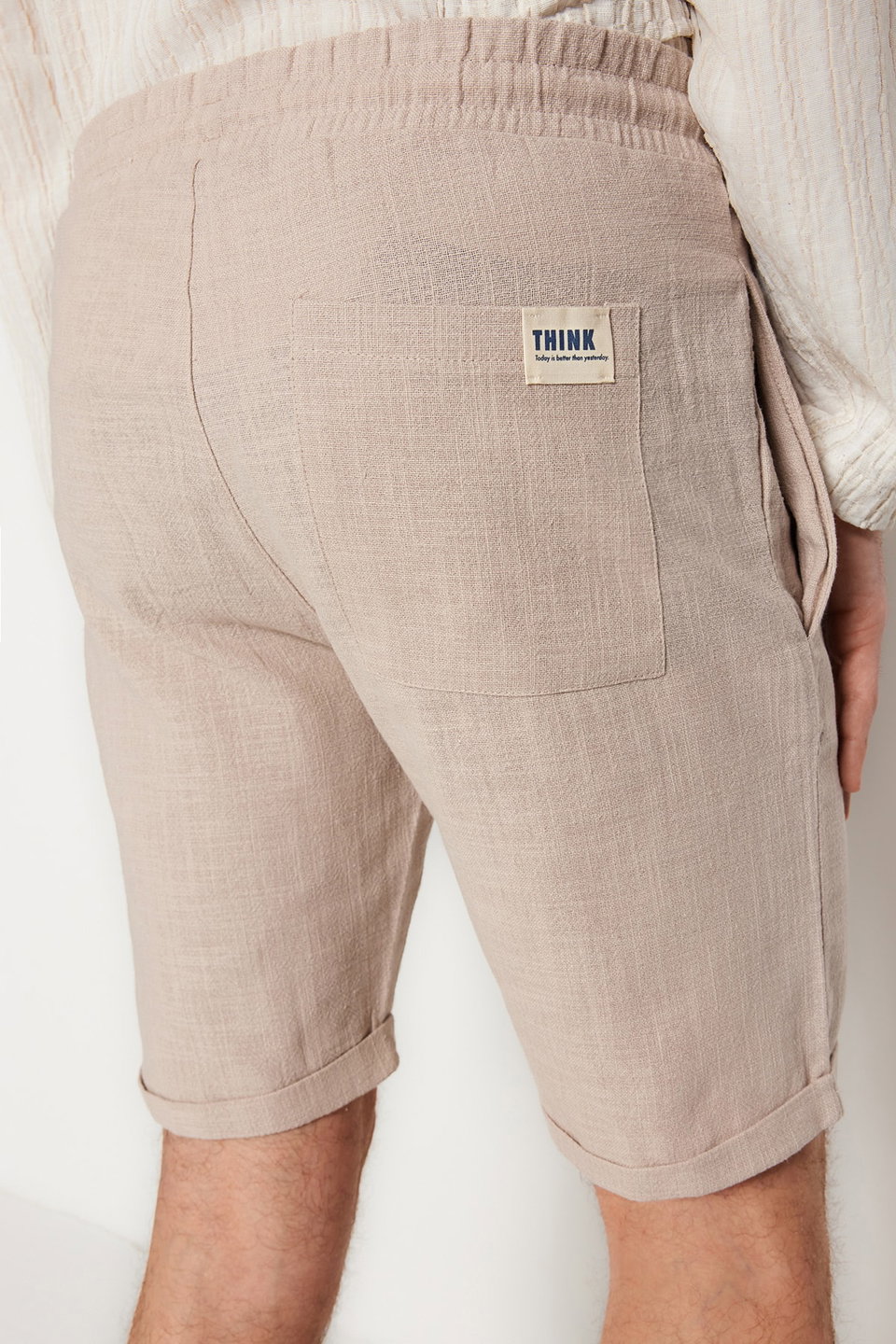 Regular Fit Linen Look Shorts TMNSS23SR00030