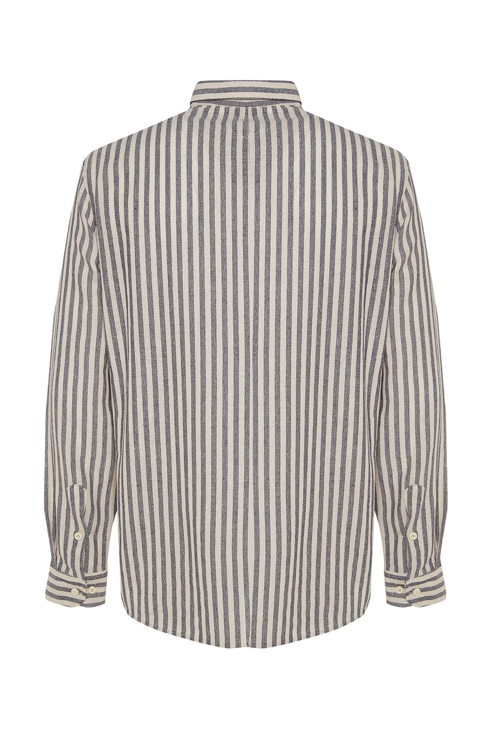 Premium Regular Fit Striped Textured Linen Look Shirt TMNSS23GO00062