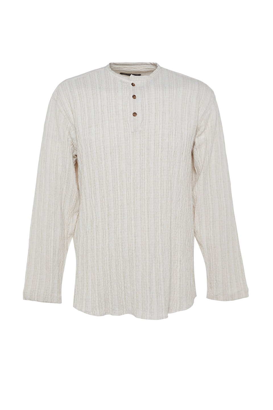 Relaxed Fit Linen Content Shirt TMNSS23GO00121
