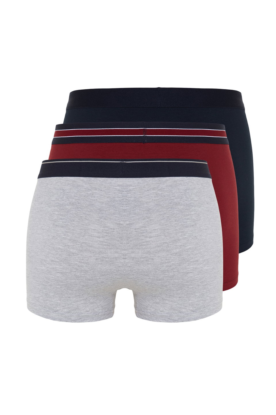 Plain Striped Elastic 3-Pack Boxer TMNSS23BX00016