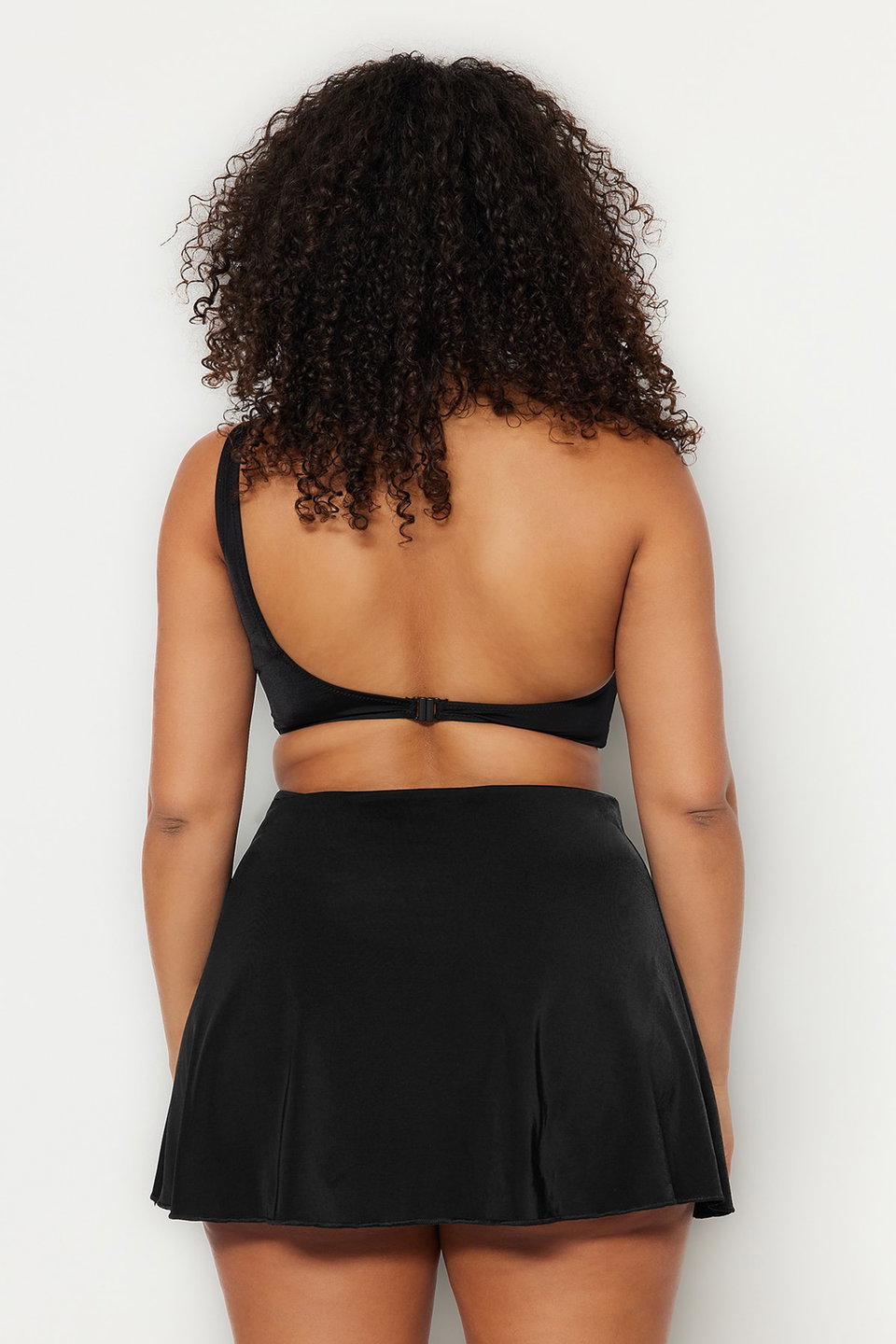 Short Skirted Mini Plus Size Bikini Bottom TBBSS23CR00015