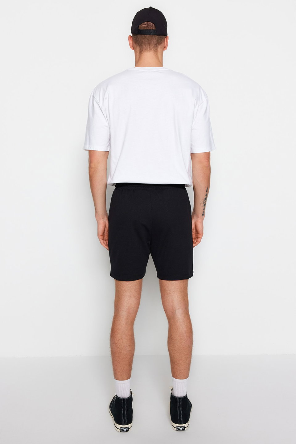Regular Cut Label Appliqued Cotton Shorts TMNSS23SR00079