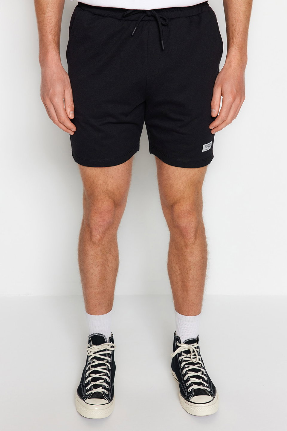 Regular Cut Label Appliqued Cotton Shorts TMNSS23SR00079