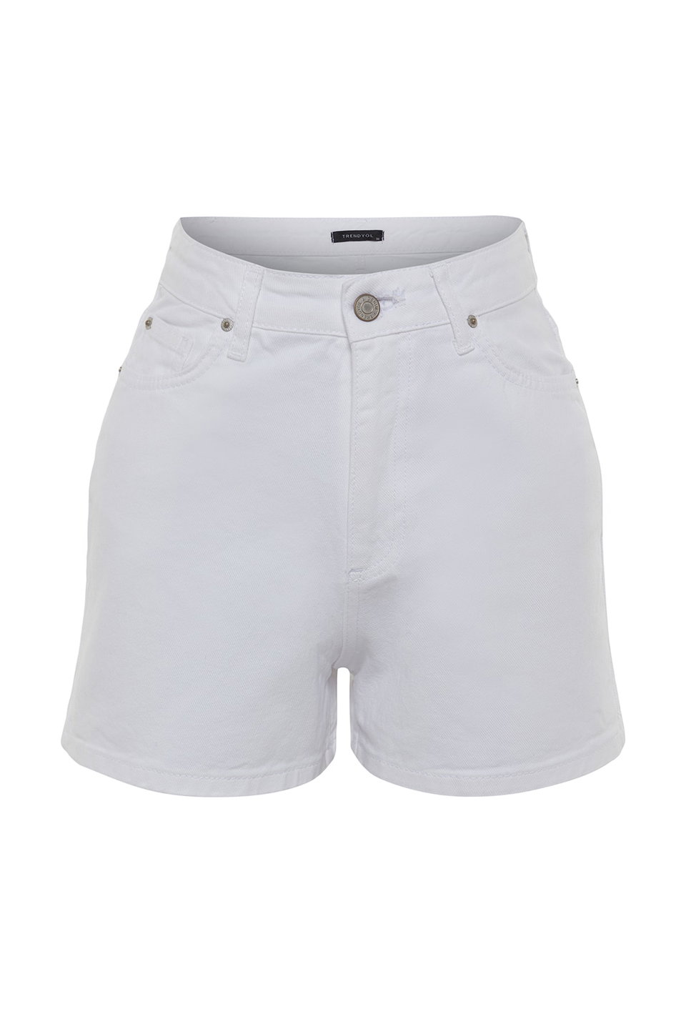 High Waist Mini Denim Shorts TWOSS23SR00155