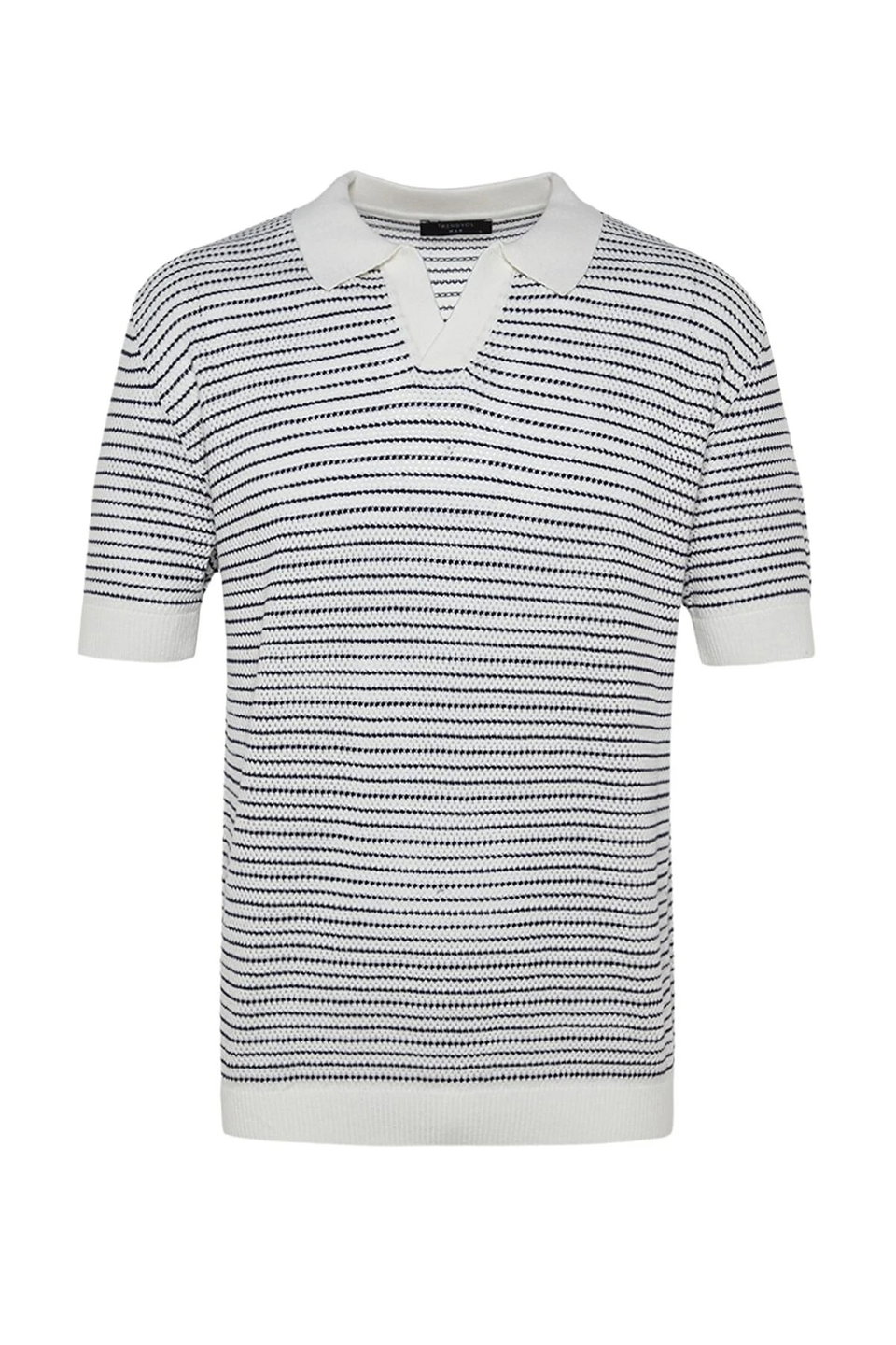 Limited Edition Relaxed Short Sleeve Polo Neck Knitwear T-shirt TMNSS23PO00026