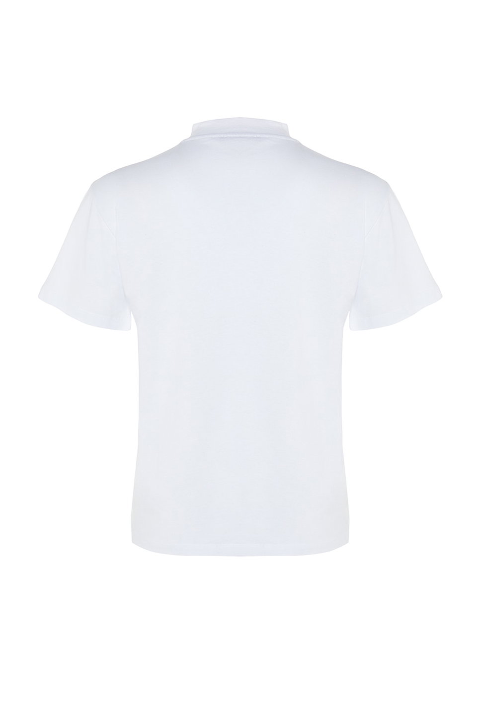 Oil 2 Pack 100% Cotton Basic Stand Collar Knitted T-Shirt TWOSS20TS1500