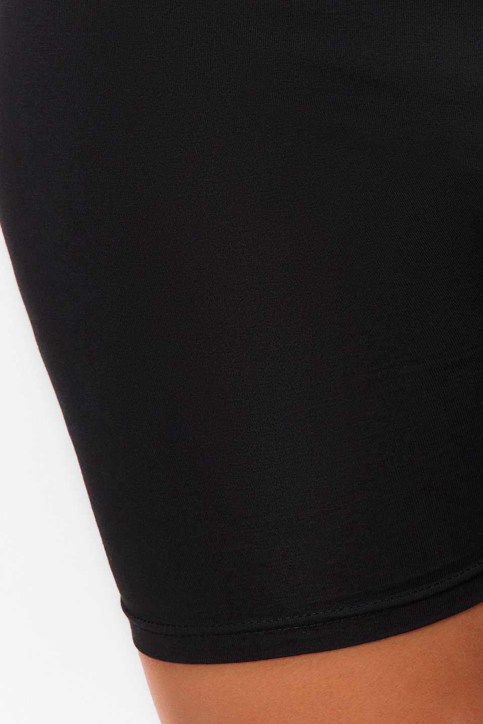 Short High Waist Knitted Plus Size Leggings TBBSS23BV00001