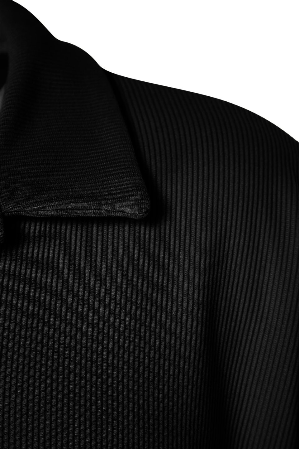 Limited Edition Oversize/Wide Cut Textured Wrinkle-Free Ottoman Polo Neck T-Shirt TMNSS23PO00020