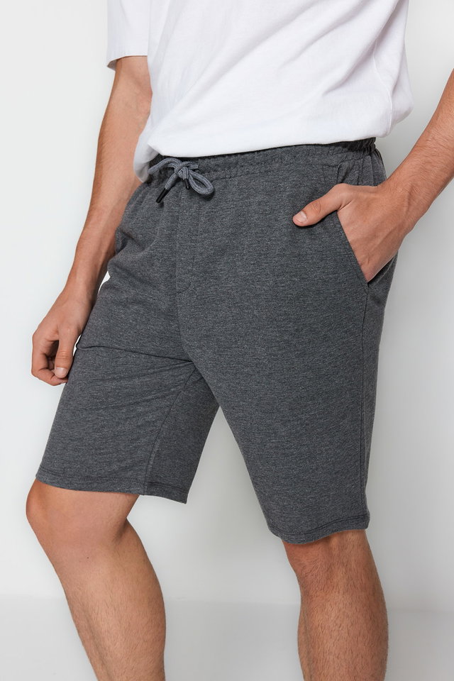 Anthracite - Khaki Regular/Normal Cut Basic Shorts&Bermuda TMNSS20SR0068