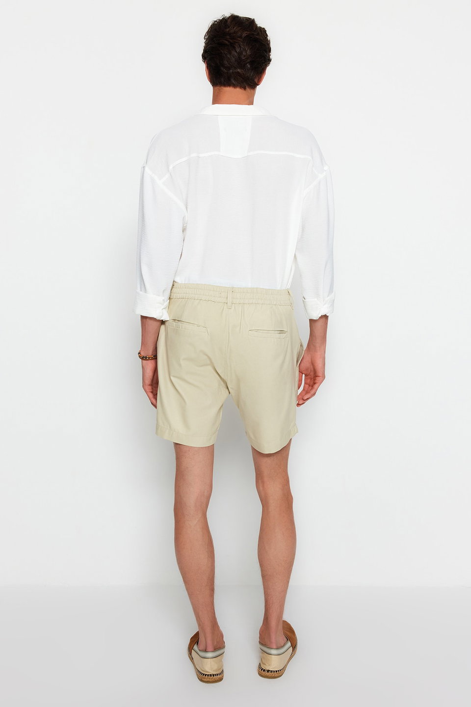 Regular Fit Canvas 100% Cotton Shorts & Bermuda TMNSS23SR00074