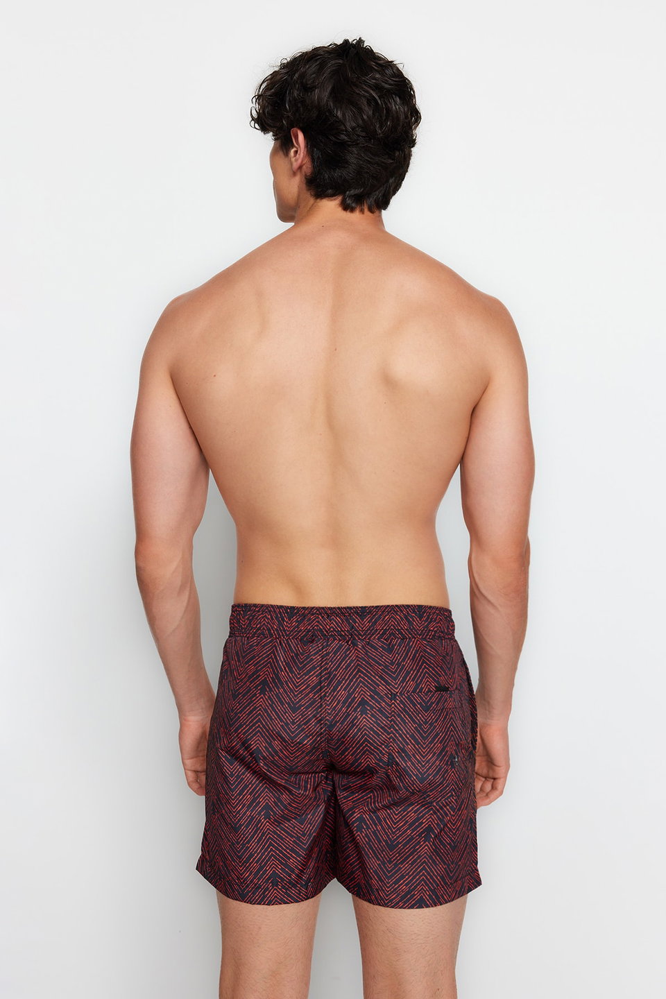 Standard Size Geometric Swimsuit Swim Shorts TMNSS22DS0011