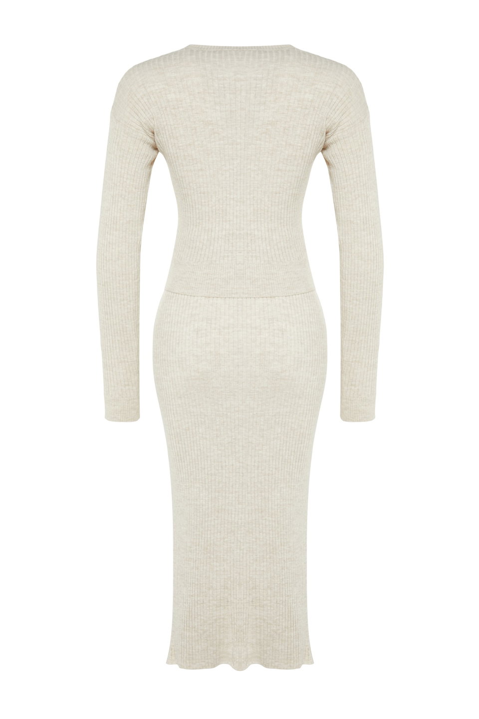 Crop Knitwear Bottom-Top Set TWOAW23AU00240