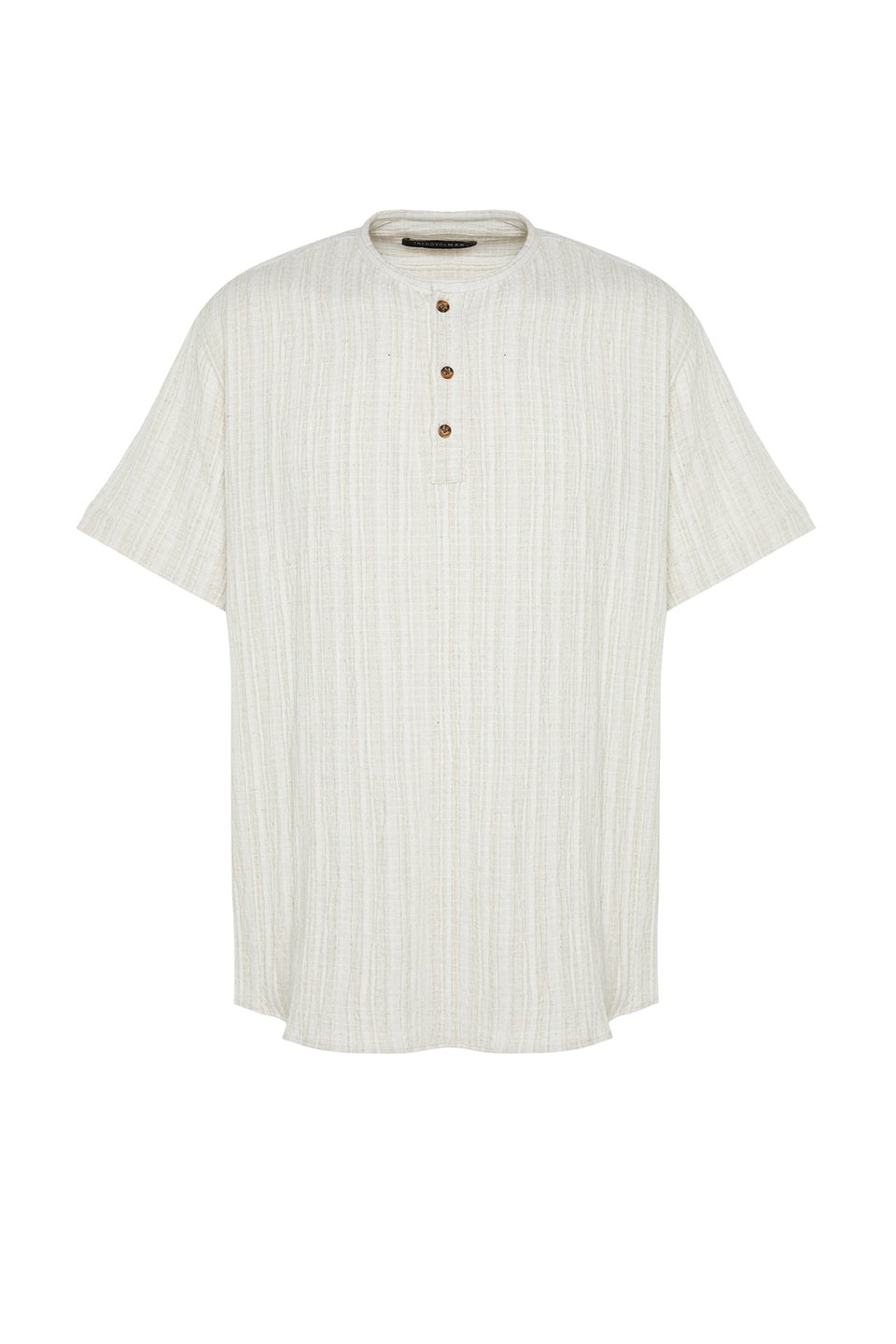 Linen Content Oversize Fit Shirt TMNSS23GO00139