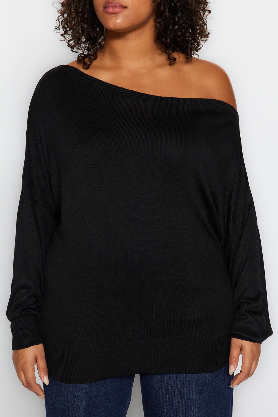 Boat Neck Knit Sweater TBBAW24AN00041