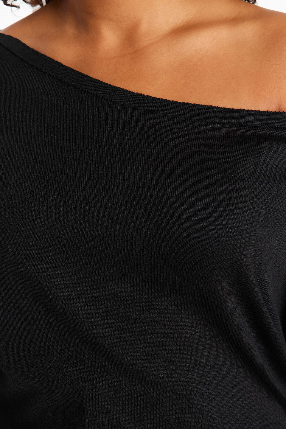Boat Neck Knit Sweater TBBAW24AN00041