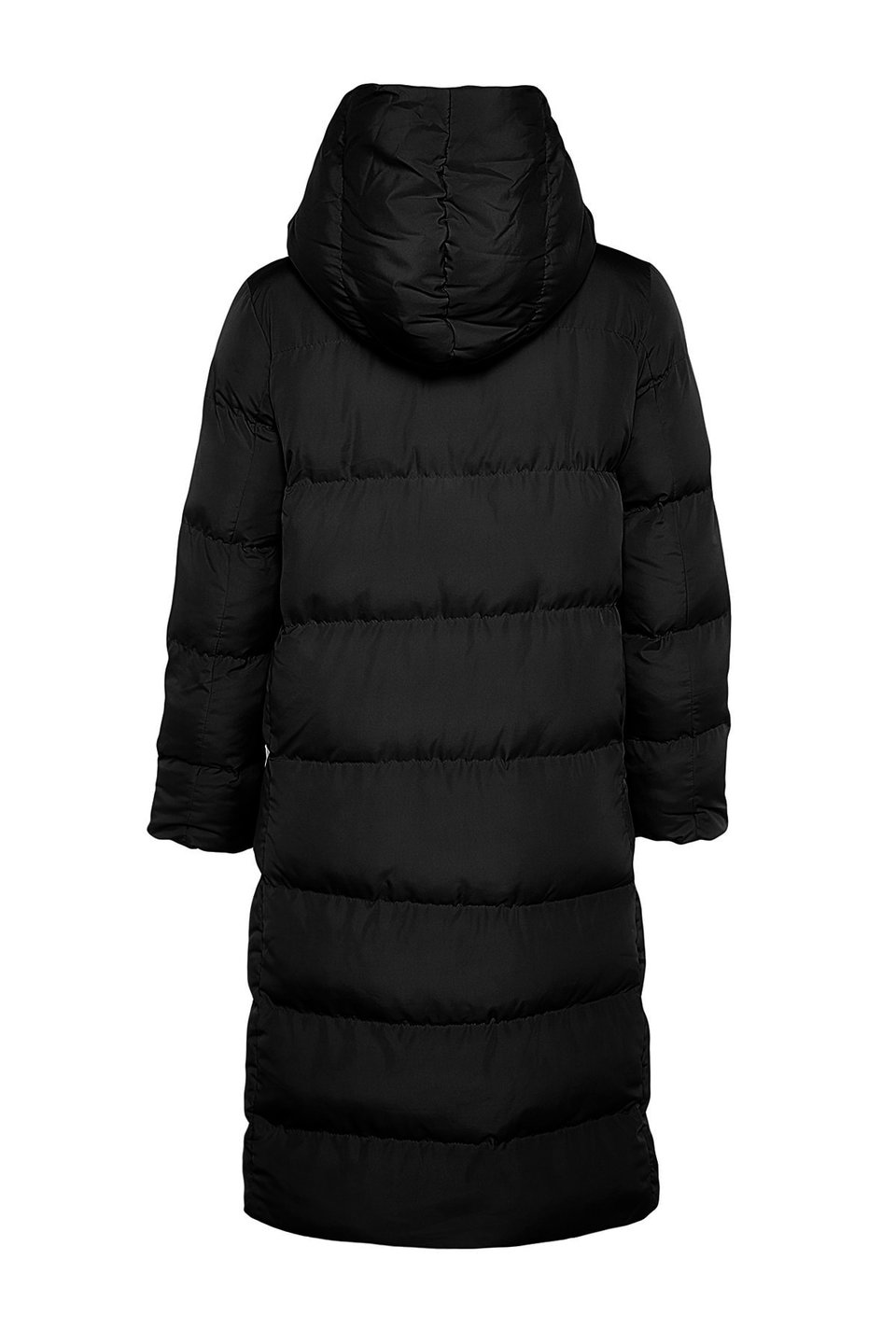 Regular Fit Side Snap Closure Water Repellent Long Inflatable Coat Twoaw24Mo00044