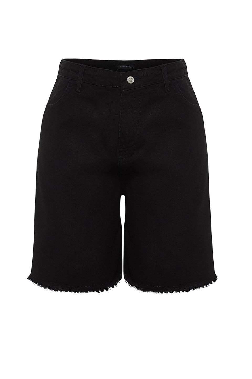 High Waist Wide Leg Straight Jeans Shorts TBBSS22JE00012