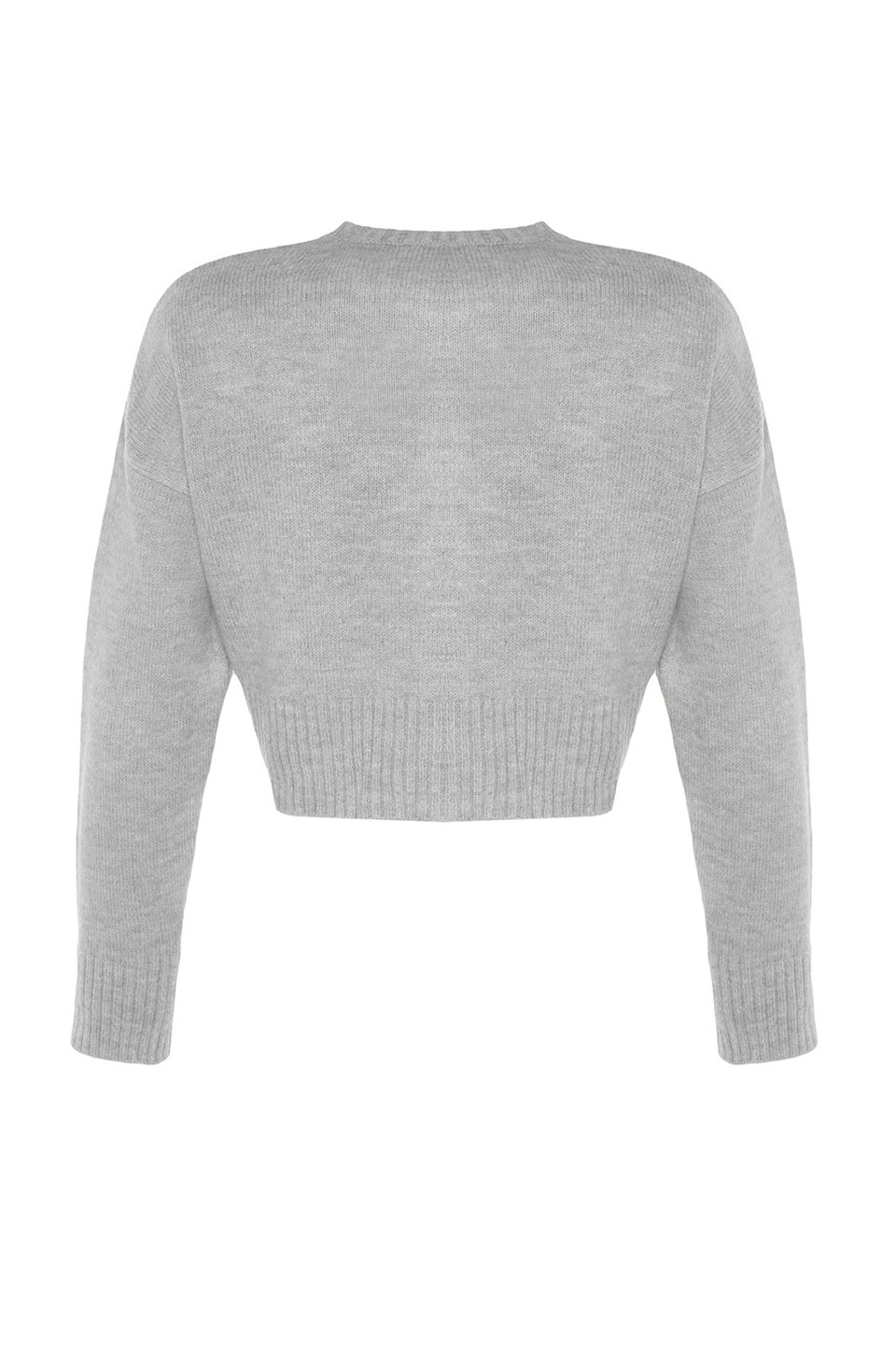 Crop Soft Texture Buttoned Knit Cardigan TWOAW24HI00198